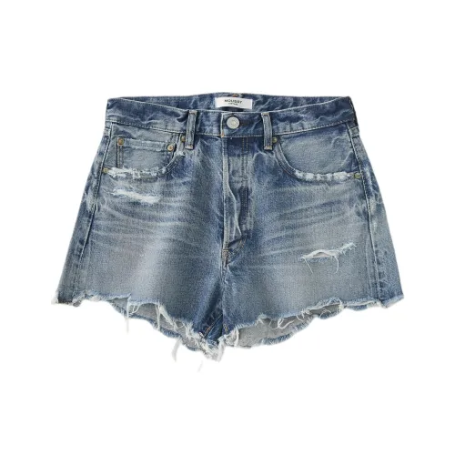 MOUSSY Джинсовые шорты Женские Blue