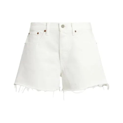 Polo Ralph Lauren Джинсовые шорты Женские Белые
