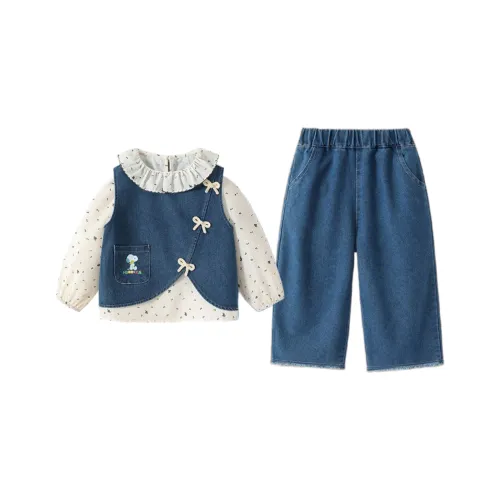 SNOOPY Повседневная спортивная одежда цвет изображения для детей 3-7 лет