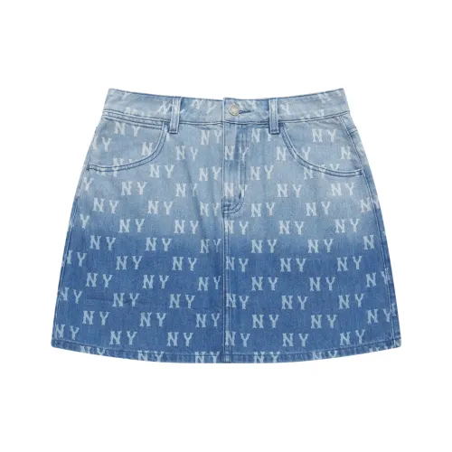 MLB MONOGRAM Коллекция New York Yankees SS25 Джинсовые шорты Женские Деним