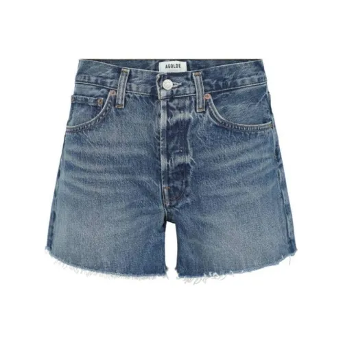 AGOLDE Джинсовые шорты Женские Blue