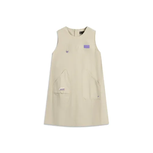 LINING YOUNG Платье На открытом воздухе Берег Серый Подростки