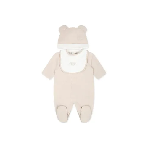 FENDI Комбинезоны и ползунки Бежевый для младенцев и малышей