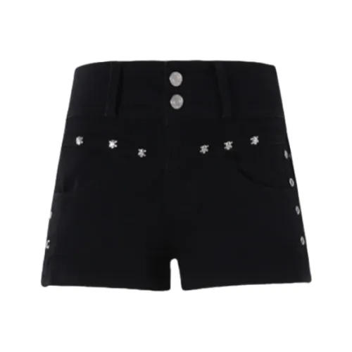 ZXZA Джинсовые шорты Женские Черные