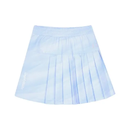 Skechers Тихий Синий Градиентный Full Принт/037R Kids Юбки