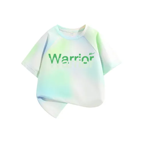 Warrior Сине-зеленый/H Зеленый белый Верх Средний Kids T Рубашки