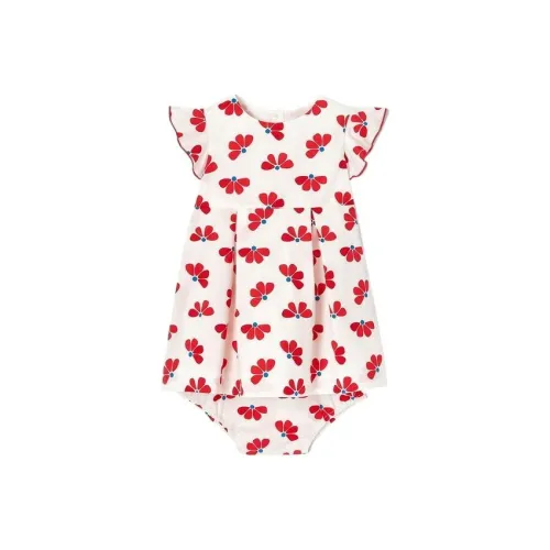 JACADI Малыш Платье Рубиново-красный Infant и Toddler