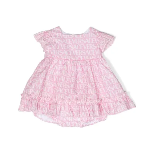 Комплект для малышей и детей дошкольного возраста VERSACE с юбкой розового цвета