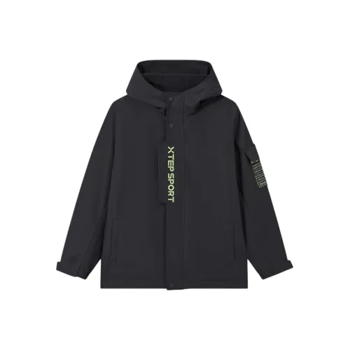XTEP Ветровка Чисто Черный Подростки