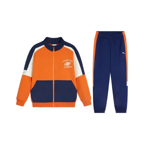 Antakids Повседневная спортивная одежда Speed Оранжевый Чернильный Синий Детский