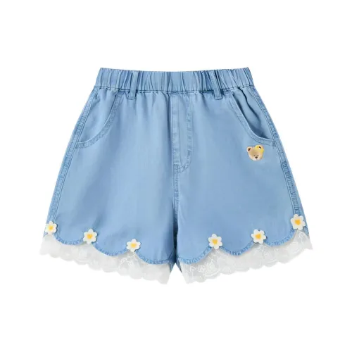 PAW IN PAW Кружево Trims Джинсовые шорты для детей 3-7 лет синий