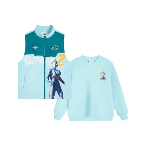 Antakids x ZETAAOTEMAN LIANMINGKUAN Жилет Двухкомпонентный Комплект Океанический Ледяной Синий Для Детей Возрастом 3-7 Лет