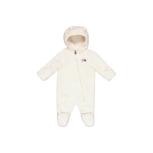 The North Face Текстурированный комбинезон с капюшоном Teddy Universal белый для младенцев и малышей