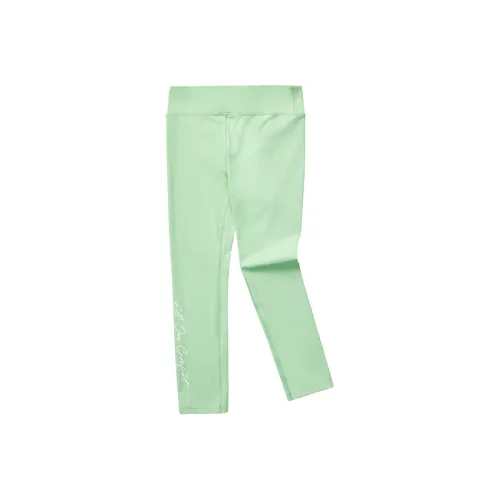 Детские Skechers Kids Вязаные Тренировочные Штаны Pine Cypress Зеленый 02SG