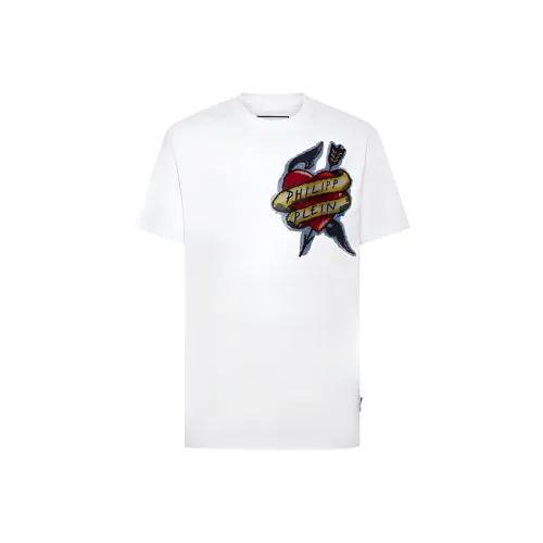 PHILIPP PLEIN Белая Мужская T-Рубашка