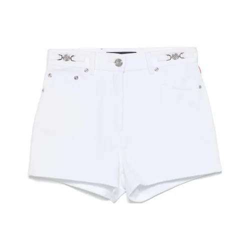 VERSACE FW24 Джинсовые шорты Женские Белые