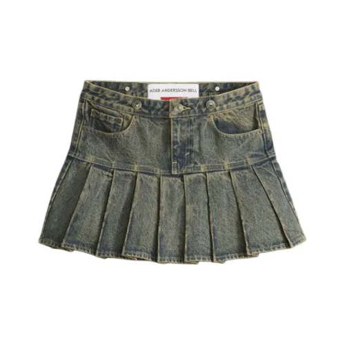 Levis ANDERSSON BELL Collaboration Синие Женские Джинсовые Короткие Юбки