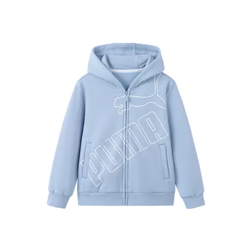 PUMA Куртка Sportstyle Series Джинсовая Светло-Синяя Детская