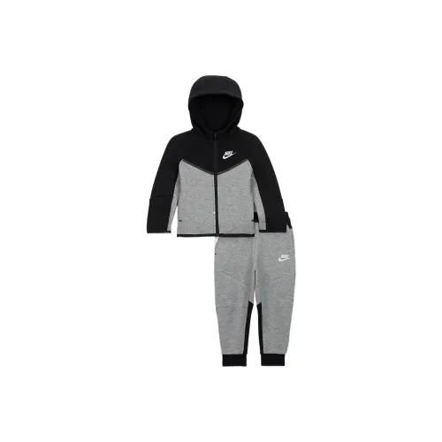 nike Повседневная спортивная одежда 2 предмета комплект темно-серый черный смешанный цвет для малышей и детей дошкольного возраста