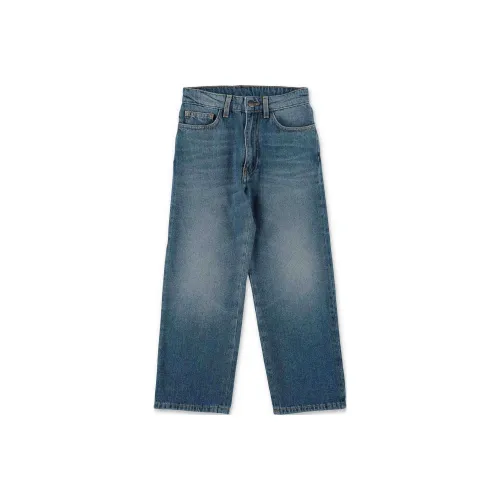 PALM ANGELS Blue Kids Jeans