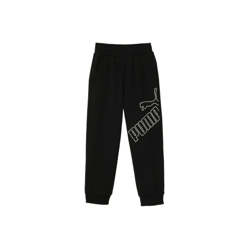 PUMA Подростки Вязаные Тренировочные Штаны CLASSICSBIG Черные