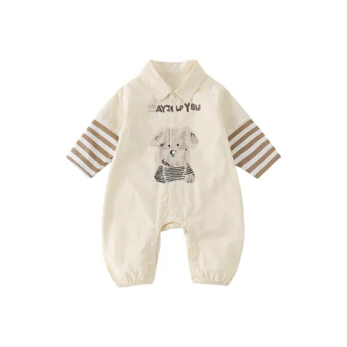 XiaoJinBu Комбинезон Светло-желтый для младенцев и малышей