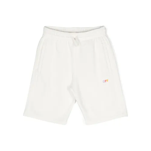 OFF Белый Kids Шорты Обычный крой Детский Белый