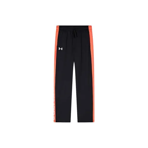 Under Armour Вязаные тренировочные штаны черные красные детские