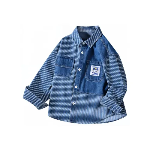 Disney Джинсовая рубашка синий цвет для детей 3-7 лет