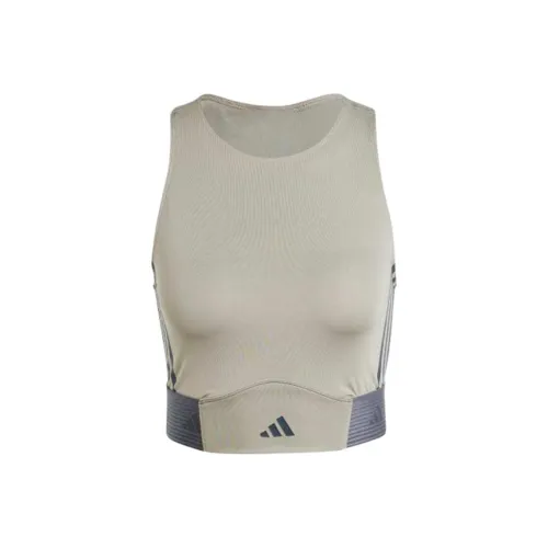 Adidas HYPERGLAM Тренировки Майка Спорт Жилеты Женские Pebble