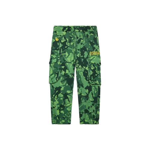 DSQUARED 2 Детская одежда Junior Sport Edtn.08 Карго Брюки Детские Зеленые
