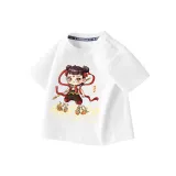 [Тиби Нэчжа 100% хлопковая футболка] Белый