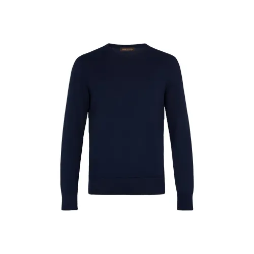 LOUIS VUITTON FW21 Свитер Мужской Темно-синий