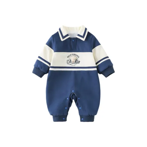 XiaoJinBu Комбинезон Темно-синий для младенцев и малышей