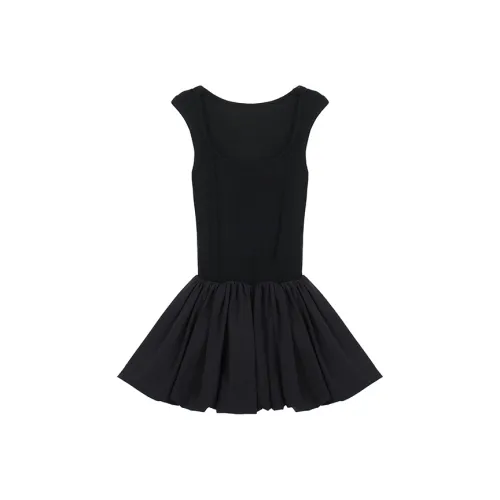 SNZX Черные Женские Слиплатья