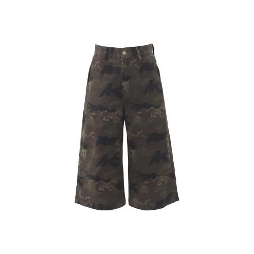 OROI Джинсовые шорты Женские Камуфляж