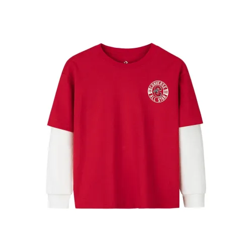 Конверс T-Shirt All Star Конверс Красный Подростки