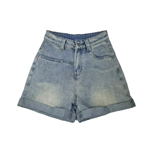 Ya Sheep People Джинсовые шорты Женские Blue