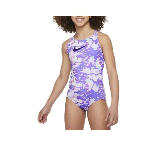 nike Детский купальник для плавания Dream Clouds Супер Виноградный фиолетовый Сиреневый Красный Белый Садовый фиолетовый Подростки