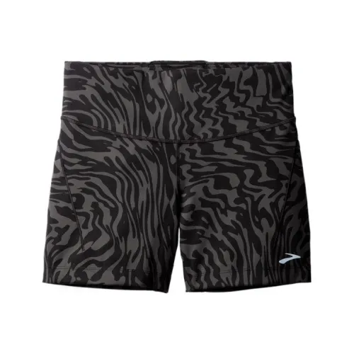 Спортивные шорты Brooks женские цвет обсидиан