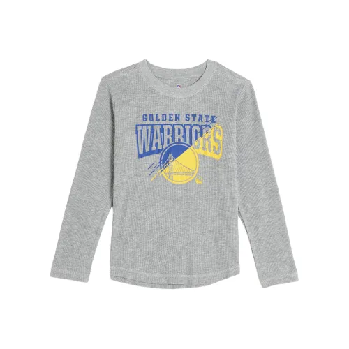 NBA Golden State Warriors T-рубашка SS25 Серый для детей 3-7 лет