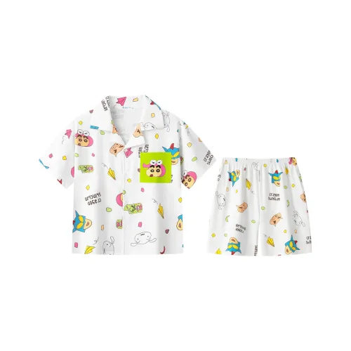 Gongdie x LABIXIAOXIN LIANMINGKUAN Пижамный комплект Белый Детский