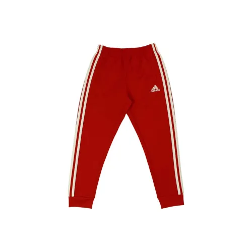 Детские Adidas Вязаные Тренировочные Штаны Красный Белый