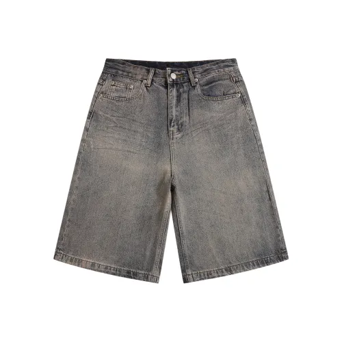 YEARNED Джинсовые шорты Унисекс Серый