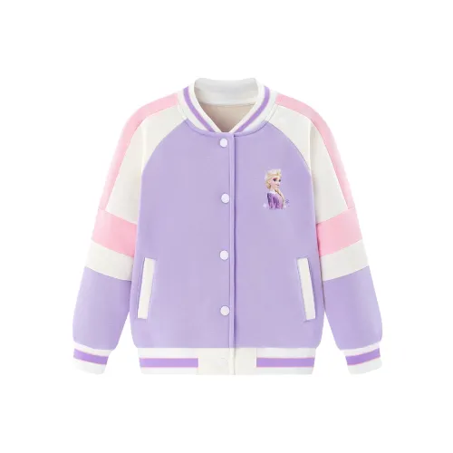 Disney Бейсбольная куртка фиолетовая для детей от 3 до 7 лет