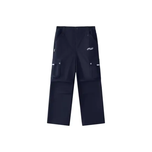 FILA KIDS Вязаные тренировочные штаны Night Pilot Blue
