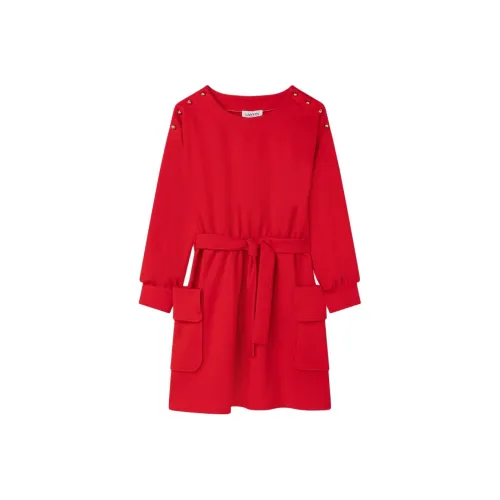 Lanvin Red Kids Dresses