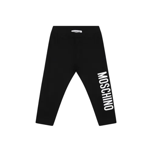 MOSCHINO Детские и для малышей Длинные штаны Малыш Черный