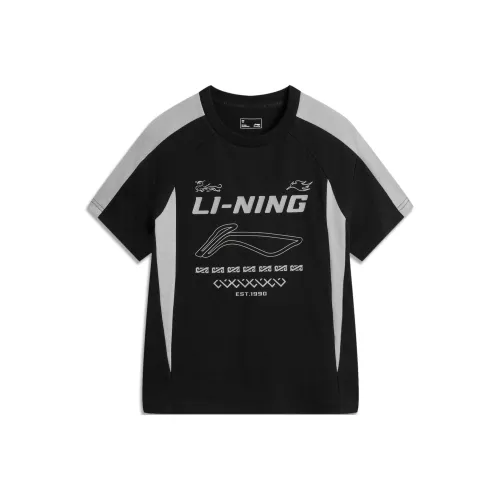 LINING YOUNG Sports Life Collection Футболка Черная Детская