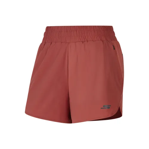 Skechers Sports and leisure Темно-синий Синий Красный/04NL Женские Спортивные Шорты